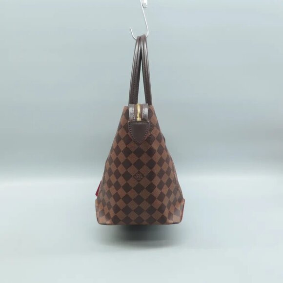100% Authentic Louis Vuitton Caissa Brown Damier Ebene Canvas Tote - Picture 3 of 12